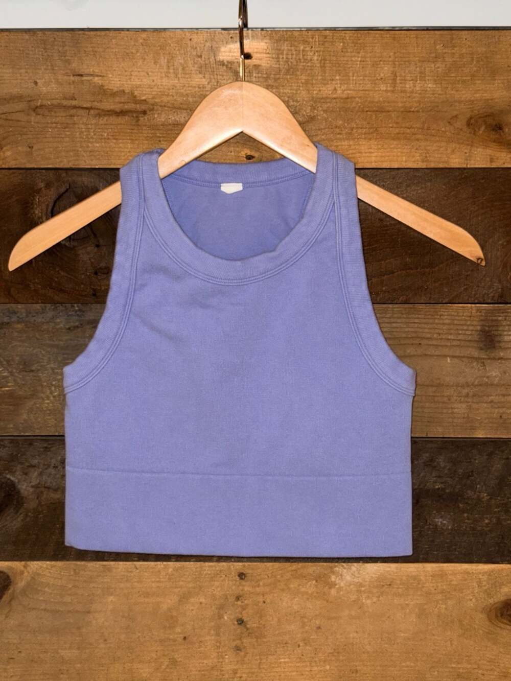 Alo Yoga Seamless Delight High Neck Bra Tank Size M 0842